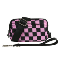 Checkered Pink and Black
